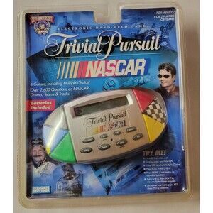 Vtg‎ NIP Trivial Pursuit NASCAR 50th Anniversary Electronic Handheld Game 1998